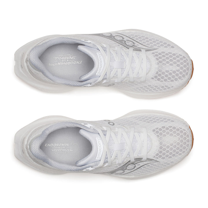 SAUCONY ENDORPHIN SPEED 5 WOMENS | WHITE/GUM