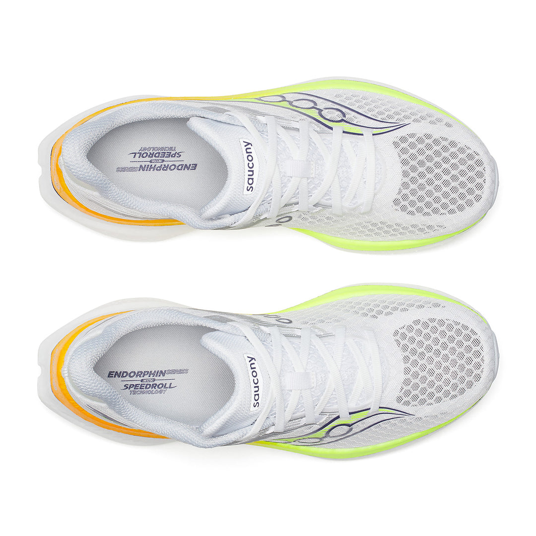 Saucony Endorphin Speed 5 Mens | White/Citron