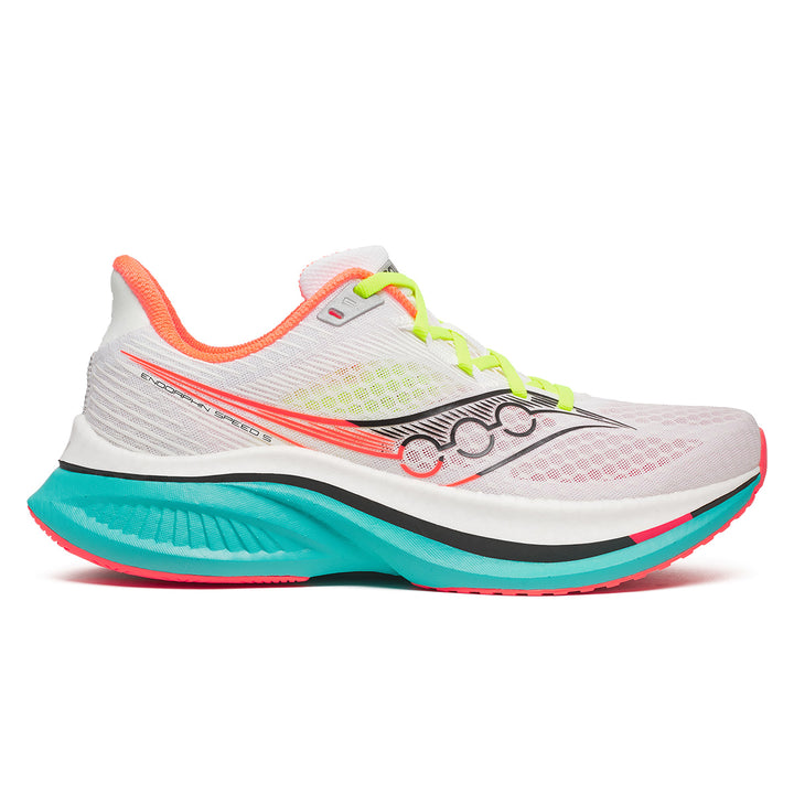 Saucony Endorphin Speed 5 Mens | White/Mutant