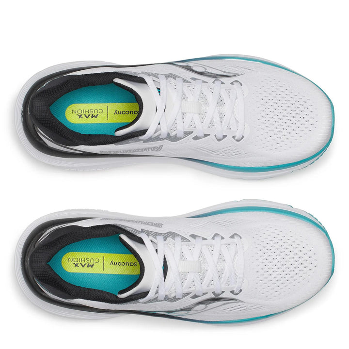 Saucony Guide 19 Mens | White/tranquil