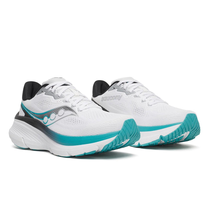 Saucony Guide 19 Mens | White/tranquil