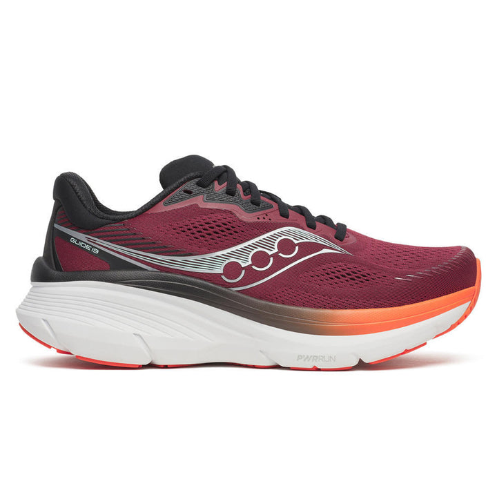 Saucony Guide 19 Mens | Red/fire