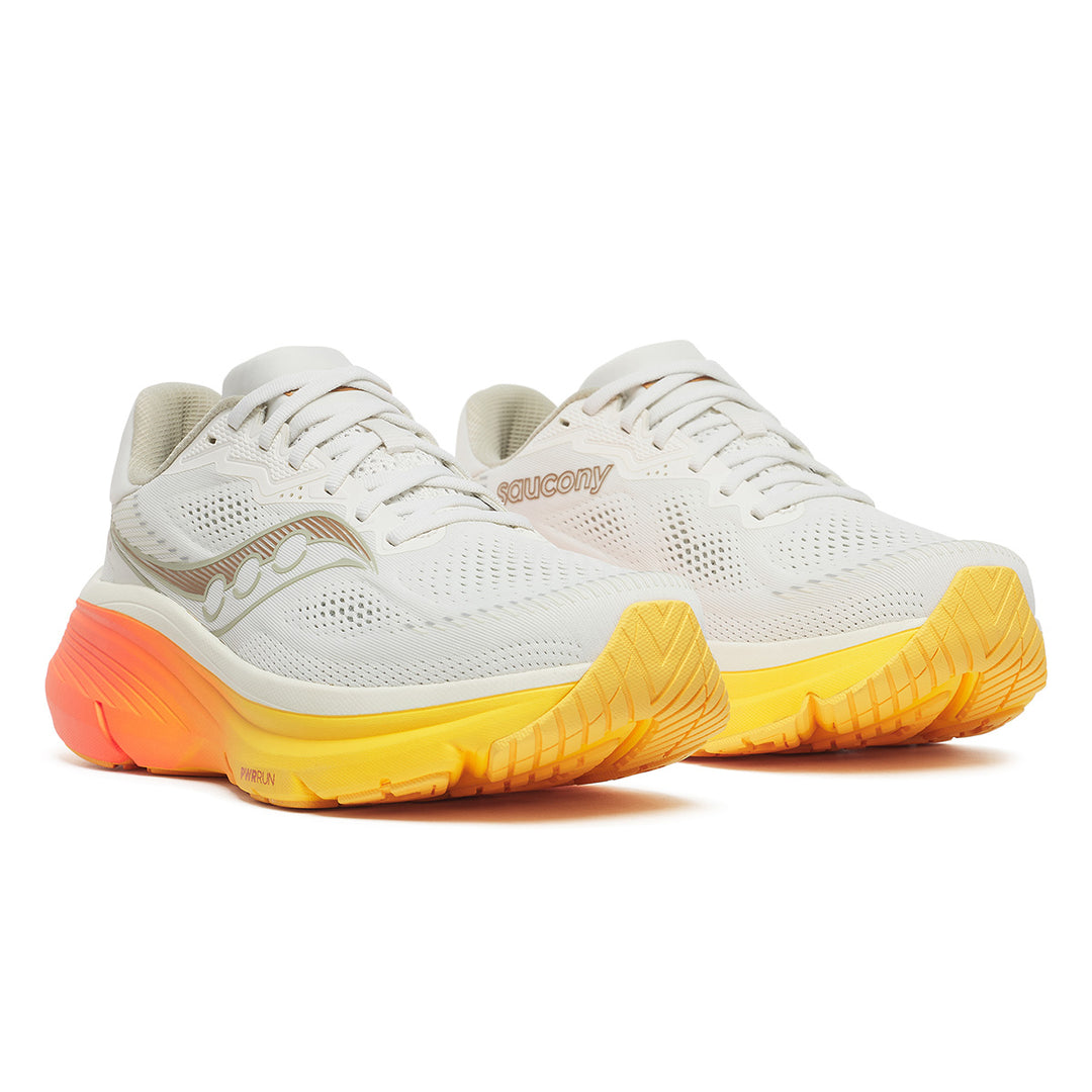 Saucony Guide 19 Mens | Ivory/Fire
