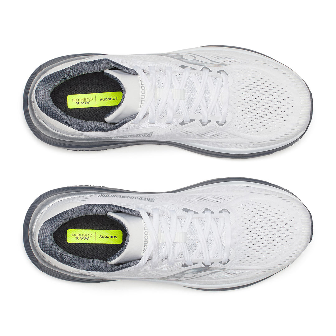 Saucony Guide 19 Mens | White/shadow
