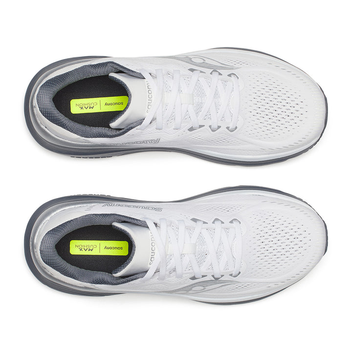 Saucony Guide 19 Mens | White/shadow
