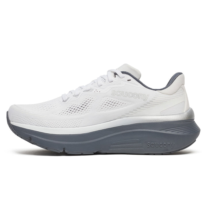Saucony Guide 19 Mens | White/shadow