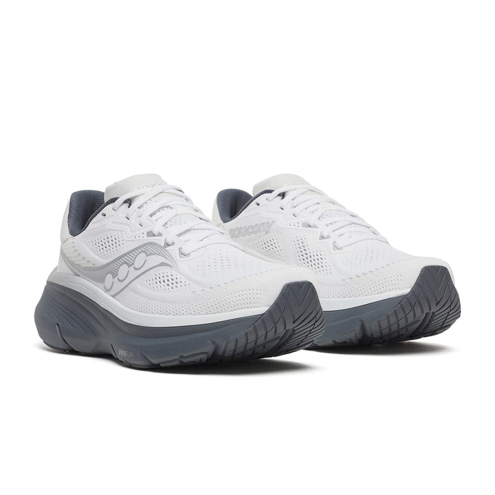 Saucony Guide 19 Mens | White/shadow