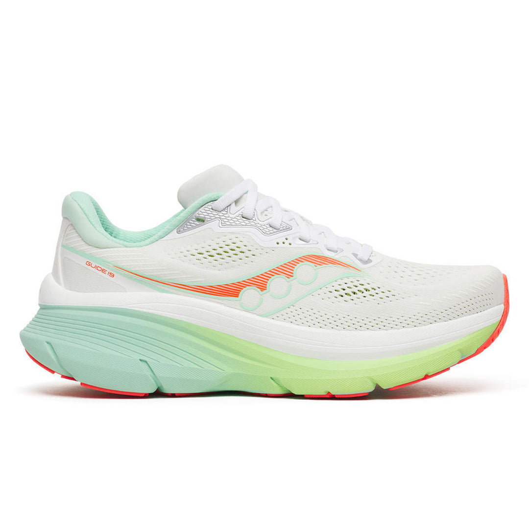 Saucony Guide 19 Womens | White/tint