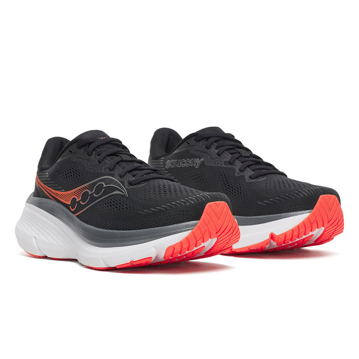 Saucony Guide 19 Mens | Black/vizired