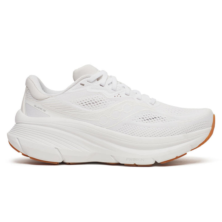 Saucony Guide 19 Womens | White/gum