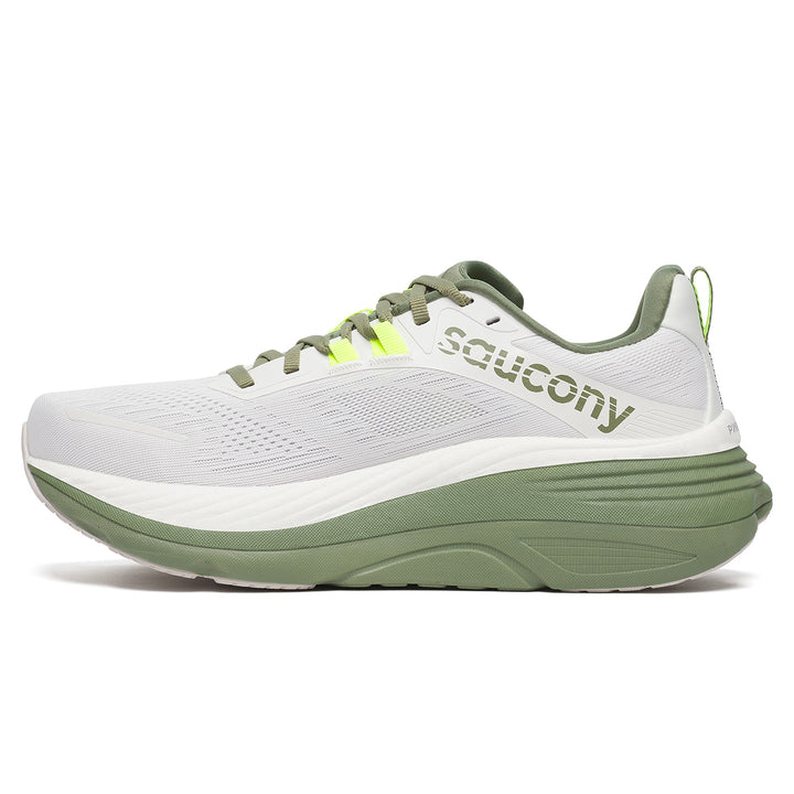 Saucony Hurricane 24 Mens | White/olivine
