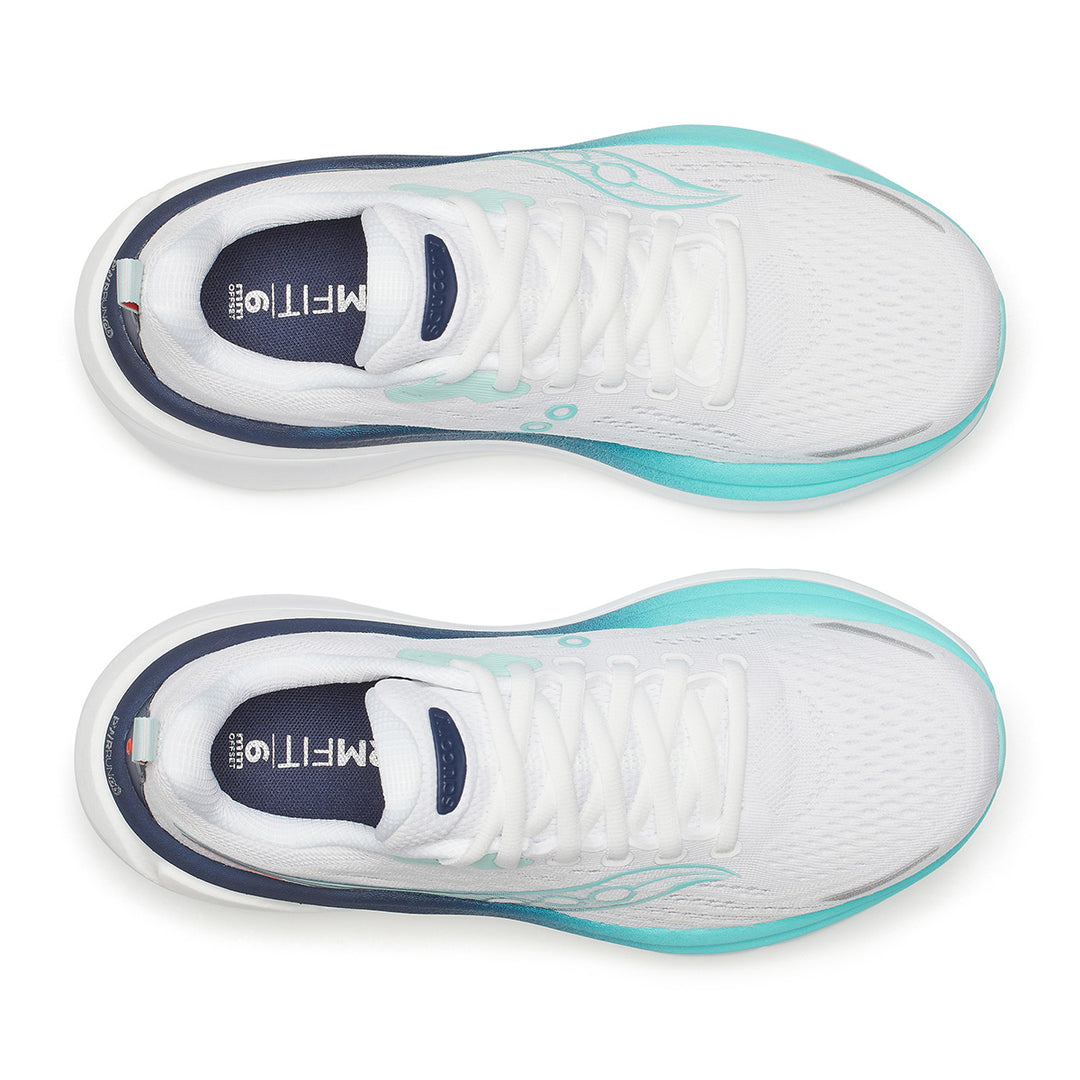 Saucony Hurricane 25 Womens | White/navy