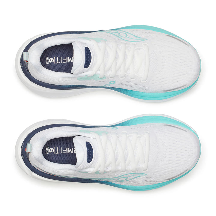 Saucony Hurricane 25 Womens | White/navy
