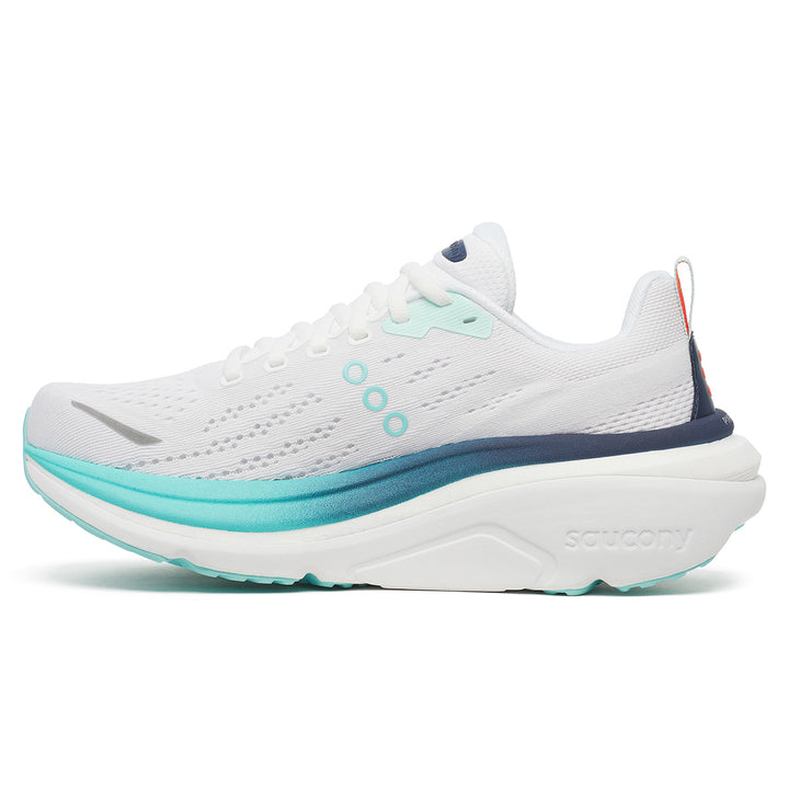 Saucony Hurricane 25 Womens | White/navy
