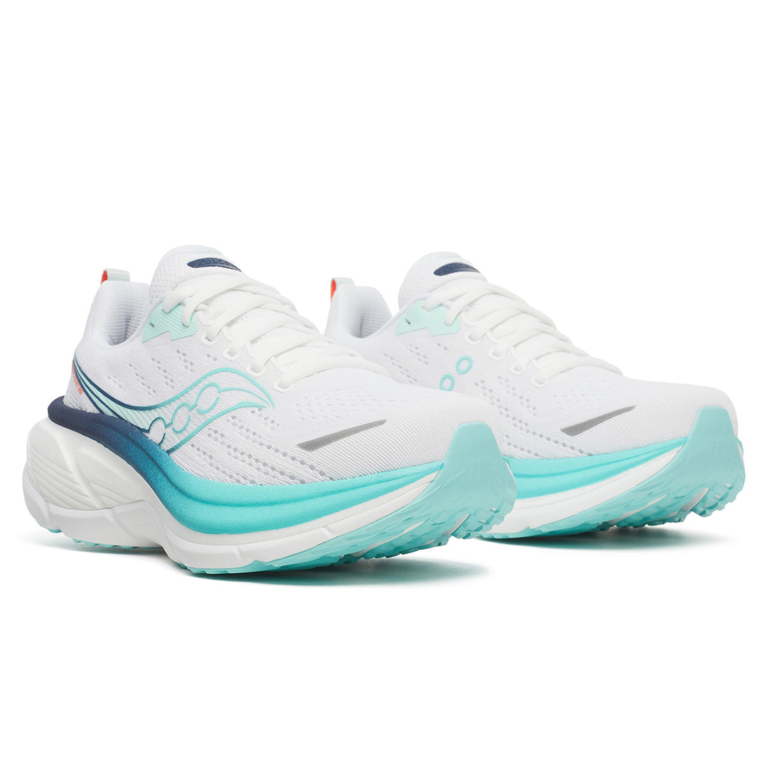 Saucony Hurricane 25 Womens | White/navy