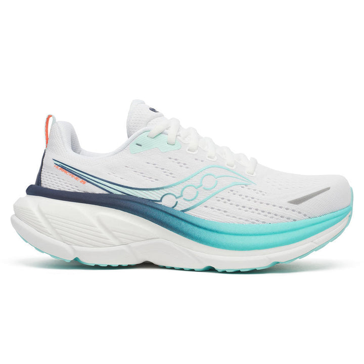 Saucony Hurricane 25 Womens | White/navy