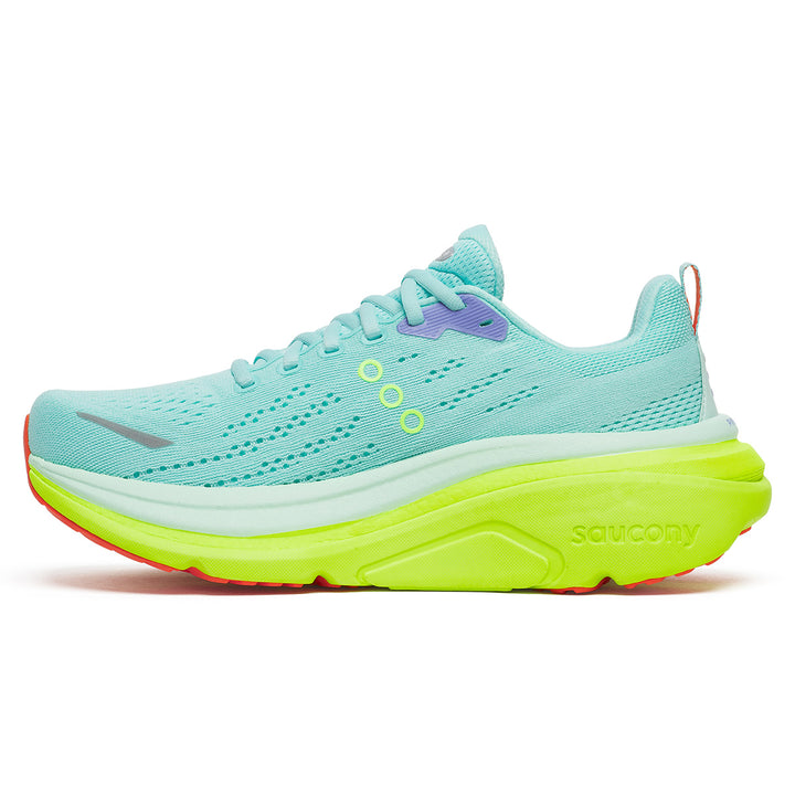 Saucony Hurricane 25 Womens | Aqua/citron
