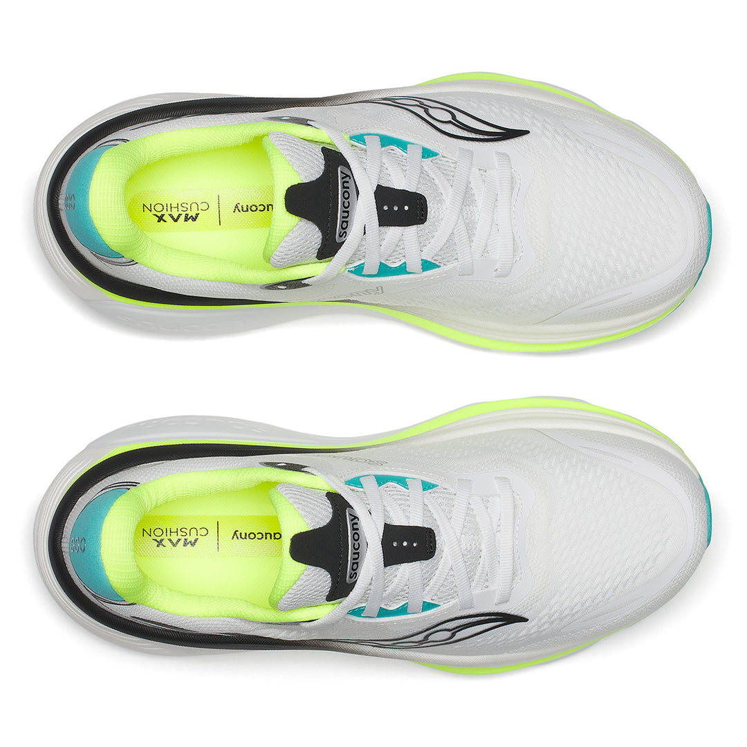 Saucony Hurricane 26 Mens | White/citron
