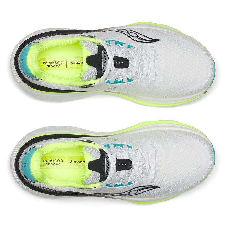 Saucony Hurricane 26 Mens | White/citron