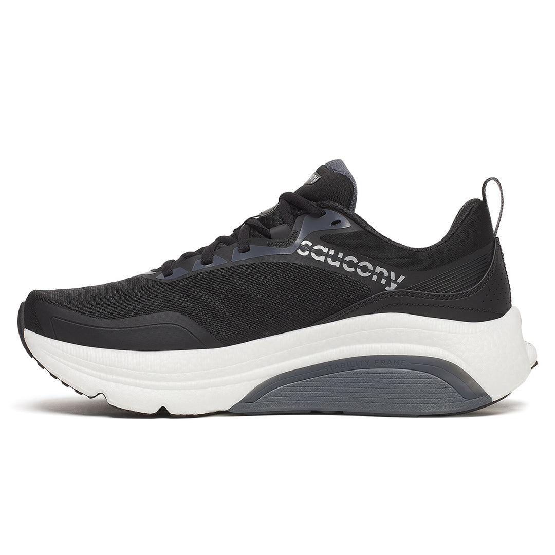 Saucony Omni ST 23 Mens | Black/silver