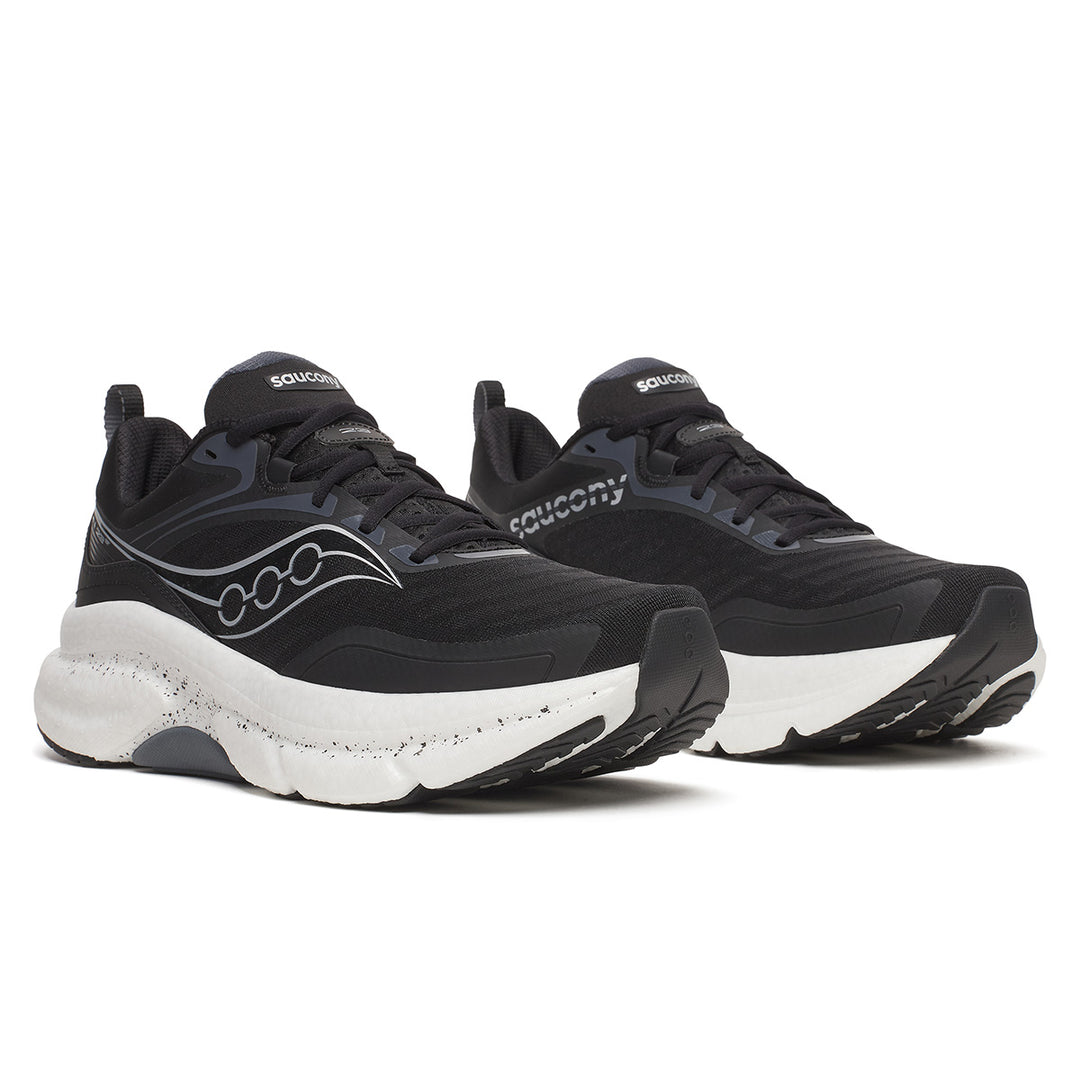 Saucony Omni ST 23 Mens | Black/silver