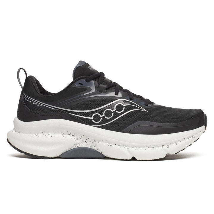 Saucony Omni ST 23 Mens | Black/silver