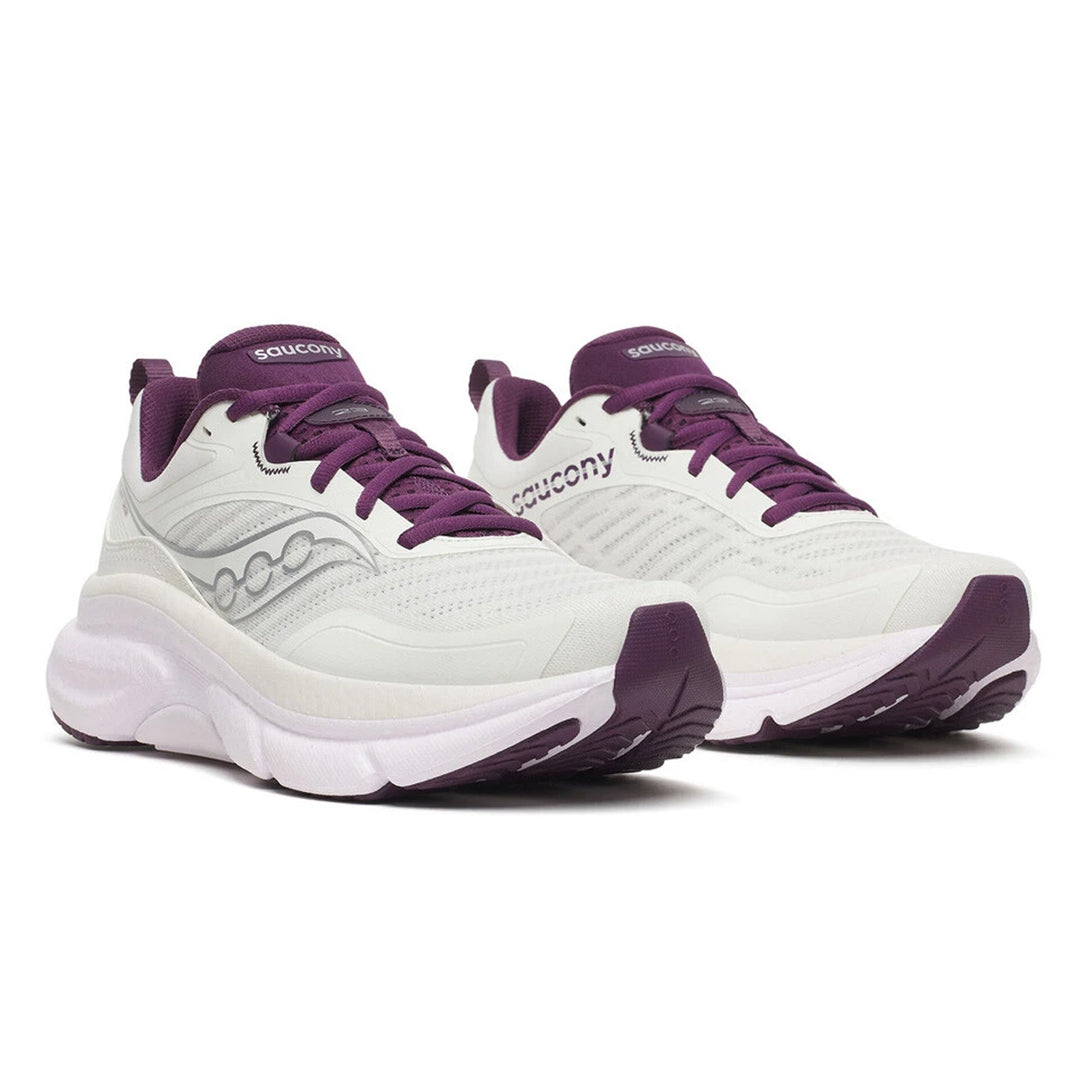 Saucony Omni ST 23 Womens | Ivory/eggplant