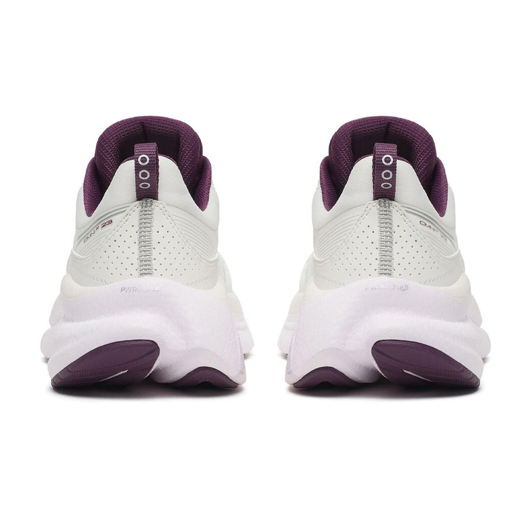 Saucony Omni ST 23 Womens | Ivory/eggplant