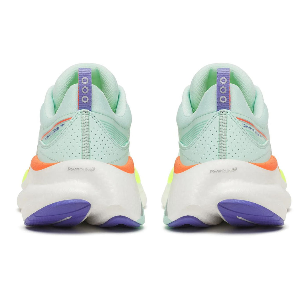 Saucony Omni ST 23 Womens | Ivory/eggplant