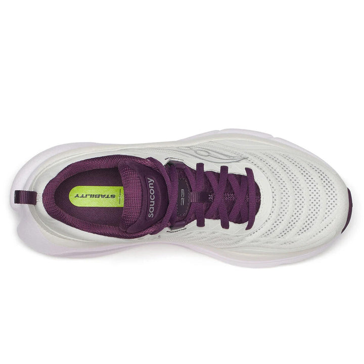 Saucony Omni ST 23 Womens | Ivory/eggplant