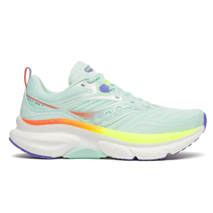 Saucony Omni ST 23 Womens | Ivory/eggplant