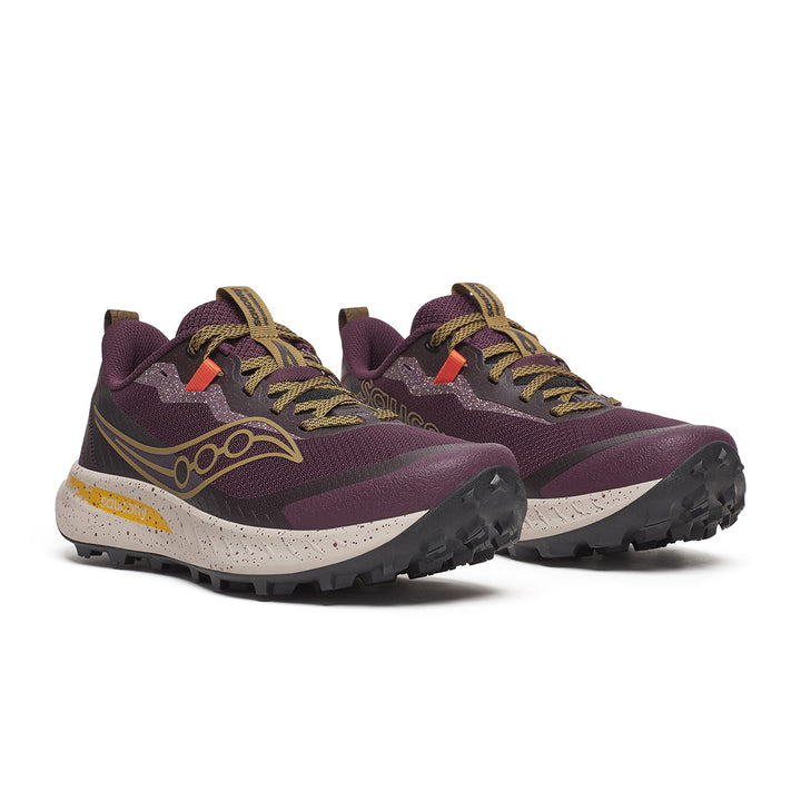 Saucony Peregrine 15 Womens | Wine/kodiak