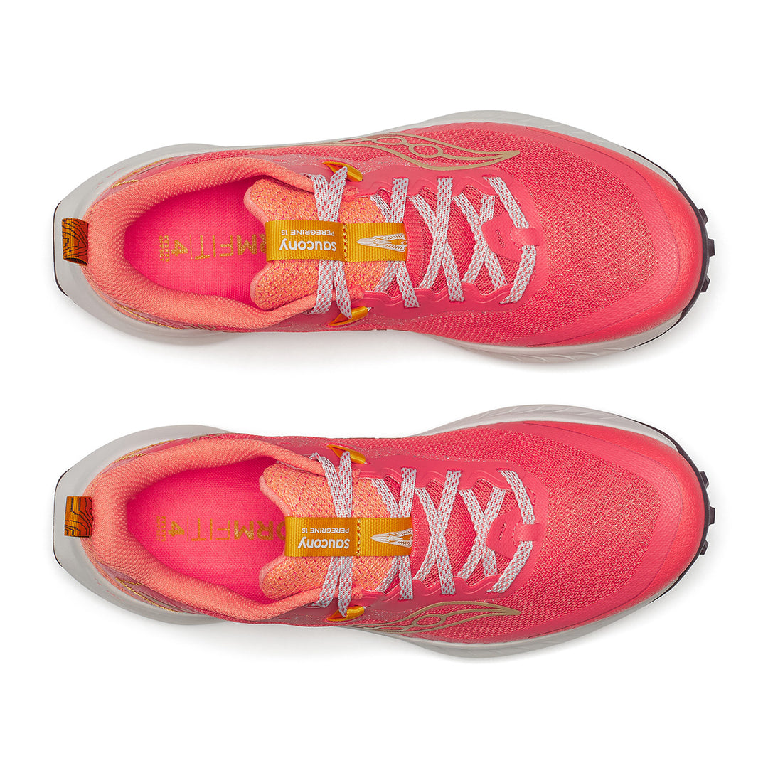 Saucony Peregrine 15 Womens | Coral/salmon