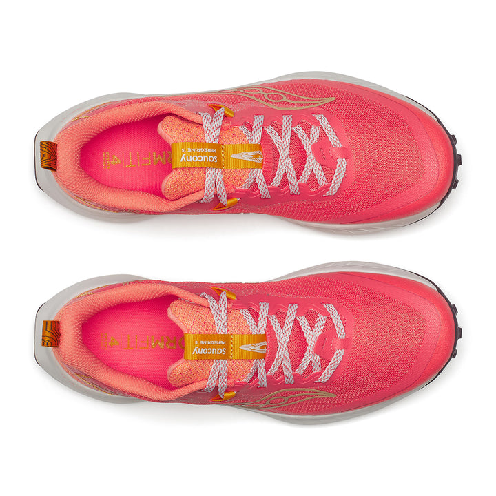 Saucony Peregrine 15 Womens | Coral/salmon