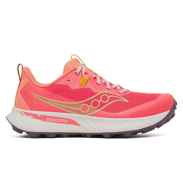 Saucony Peregrine 15 Womens | Coral/salmon