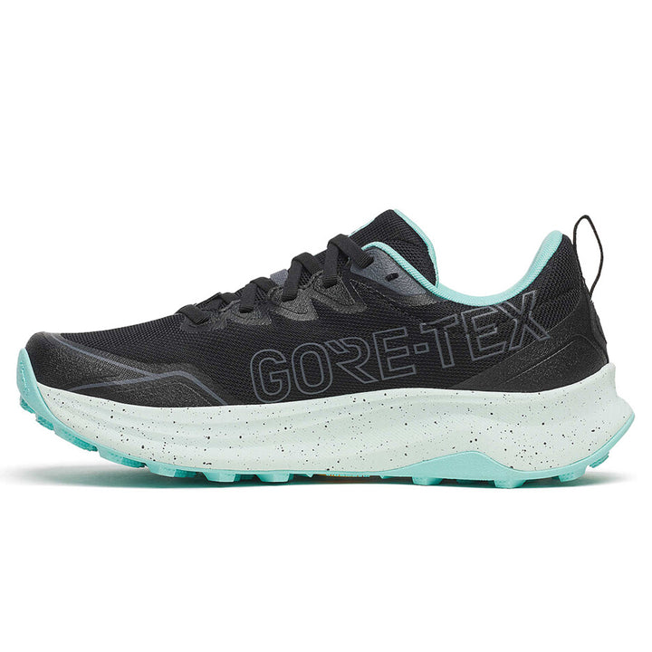 Saucony Peregrine 16 GTX Womens | Black/aqua