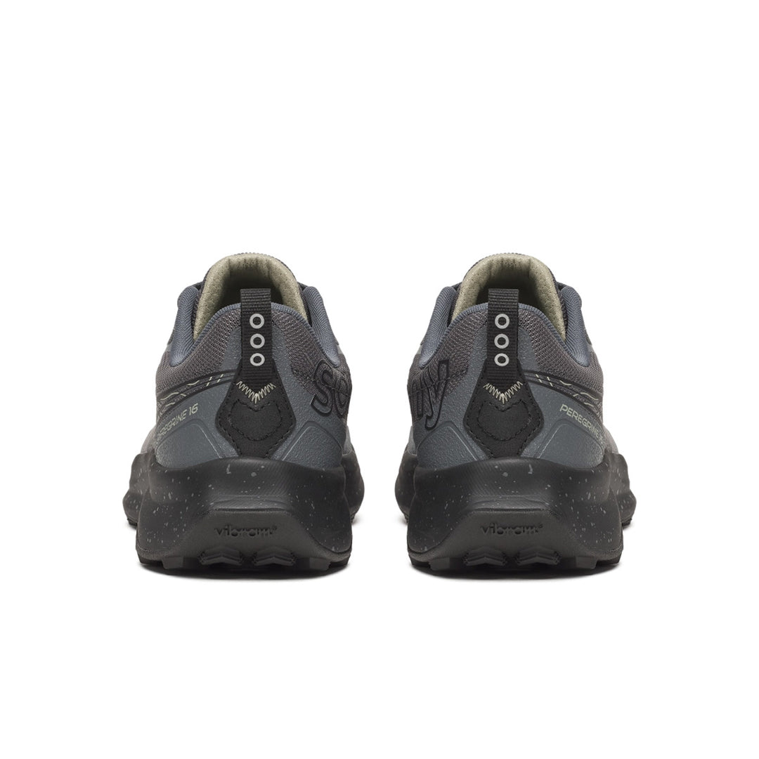 Saucony Peregrine 16 Mens | Carbon/black