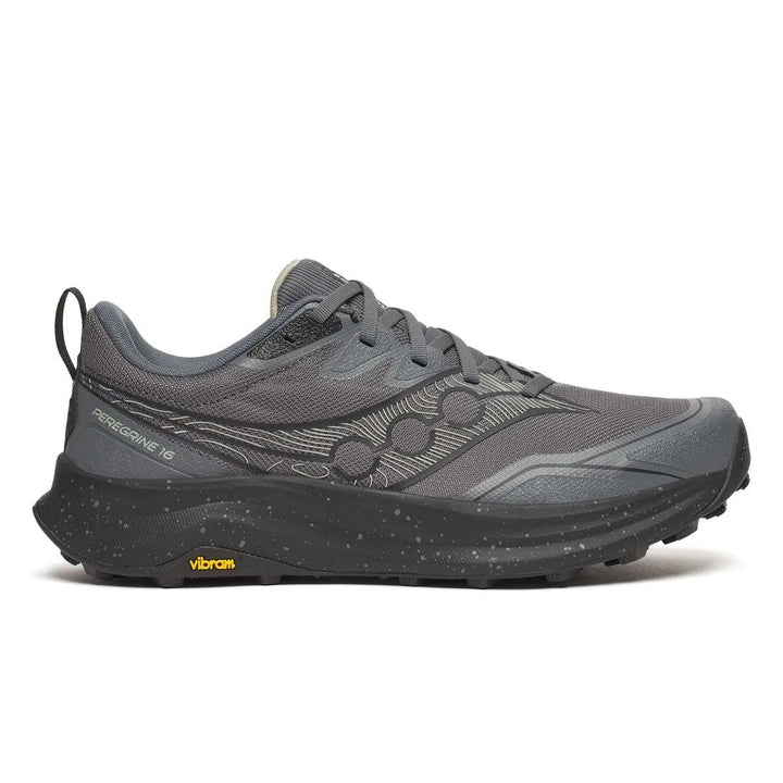 Saucony Peregrine 16 Mens | Carbon/black