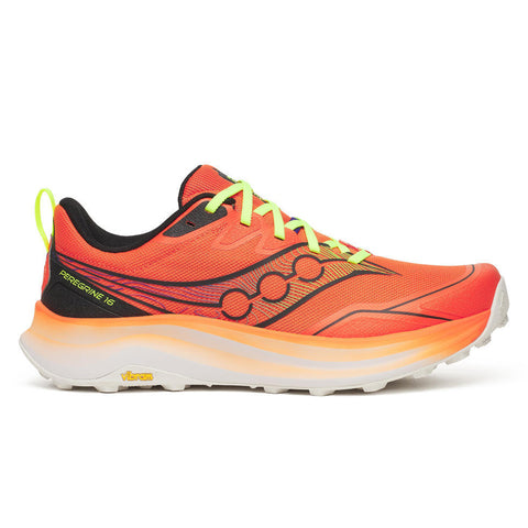 Saucony Peregrine 16 Mens | Fire/Black