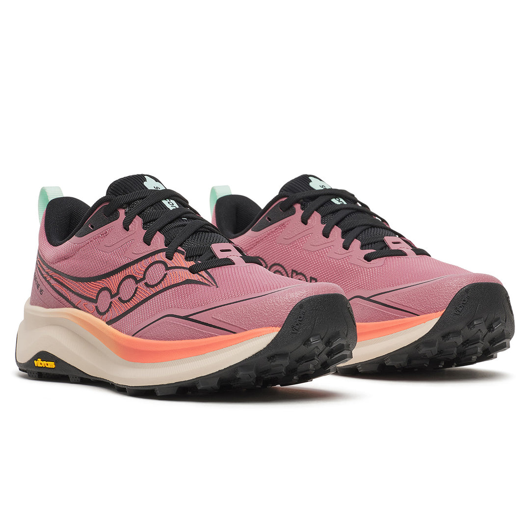 Saucony Peregrine 16 Womens | Mauve/Salmon