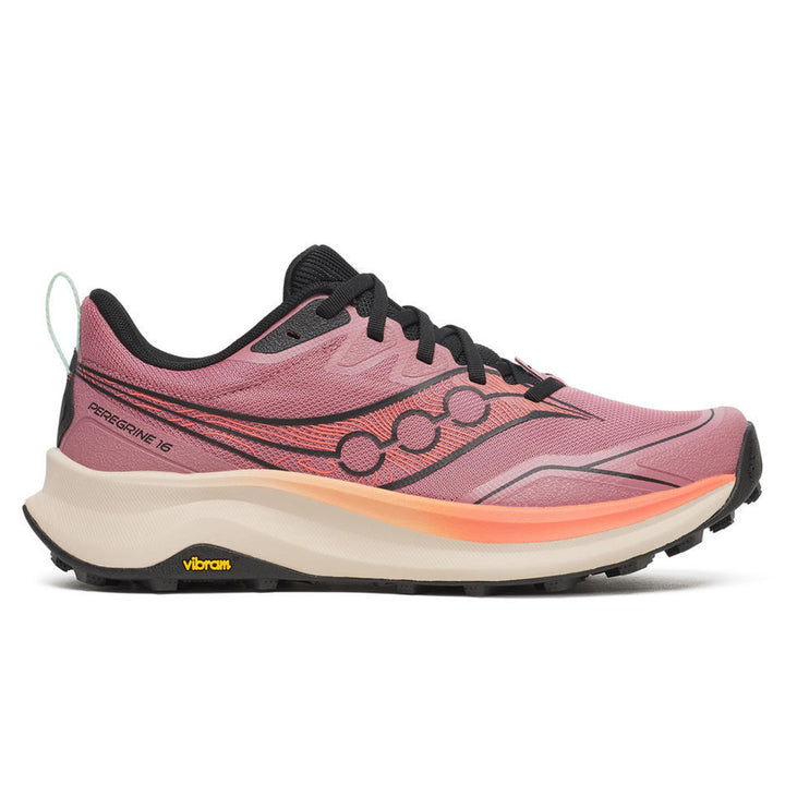 Saucony Peregrine 16 Womens | Mauve/Salmon