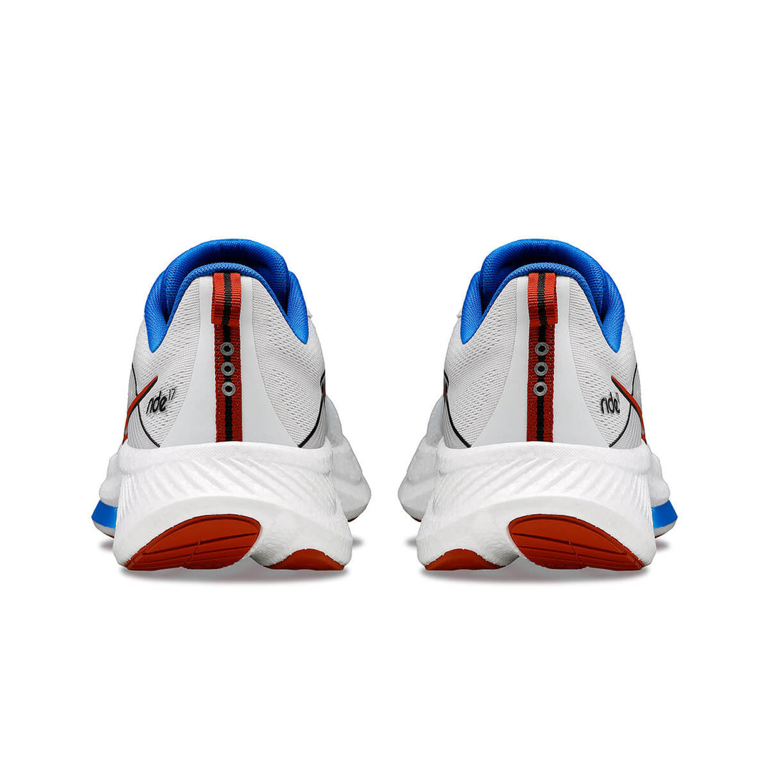 Saucony Ride 17 Mens | White/cobalt