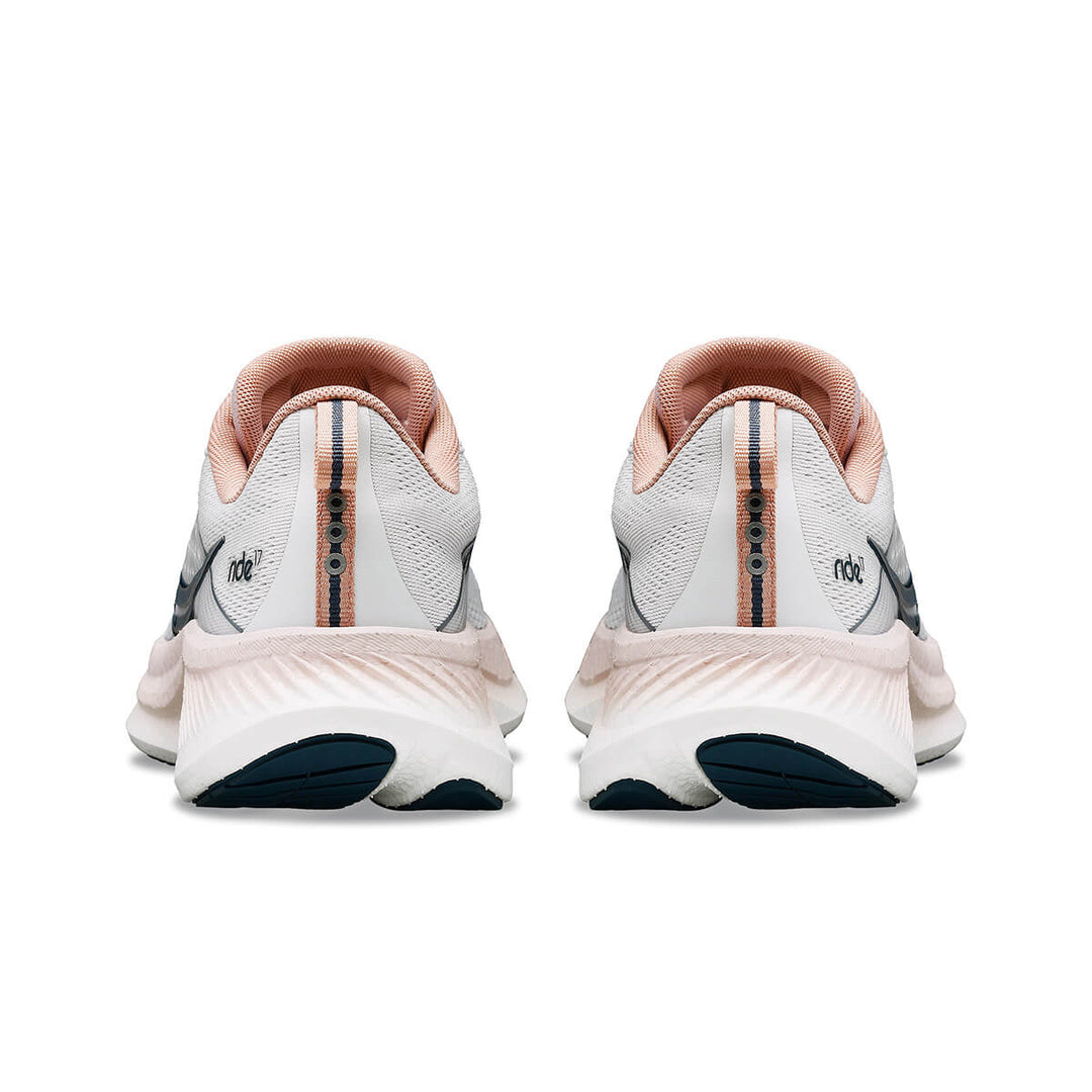 Saucony Ride 17 Womens | White/lotus