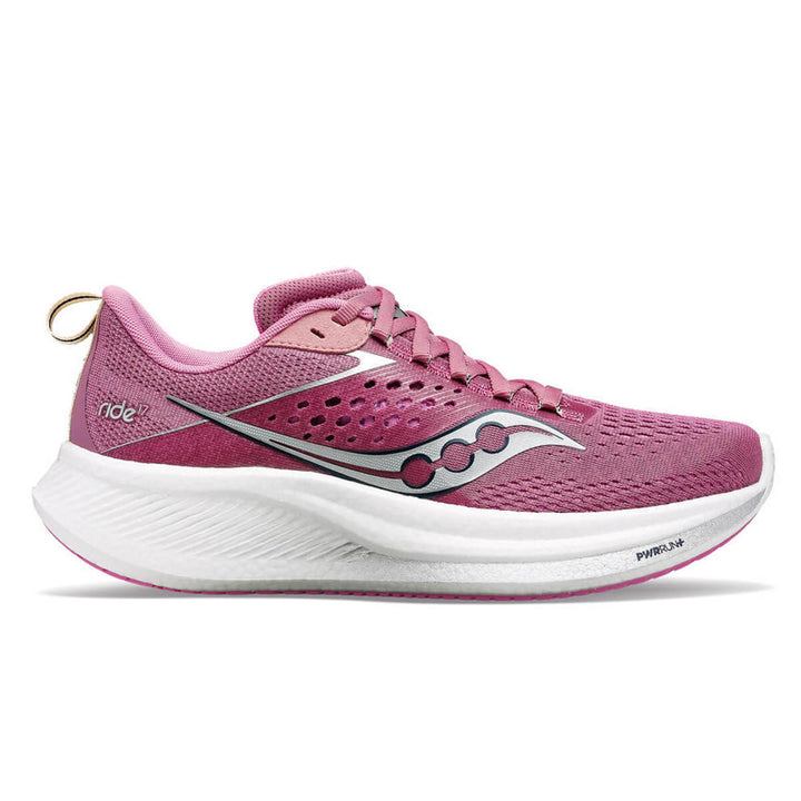 Saucony Ride 17 Womens | Orchid/silver