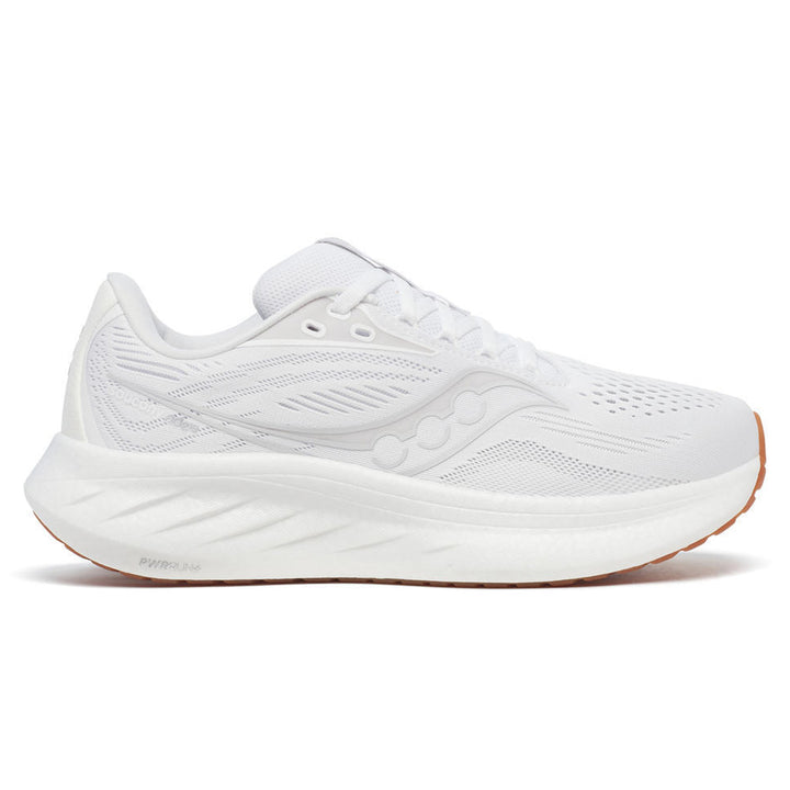 Saucony Ride 18 Womens | White/gum