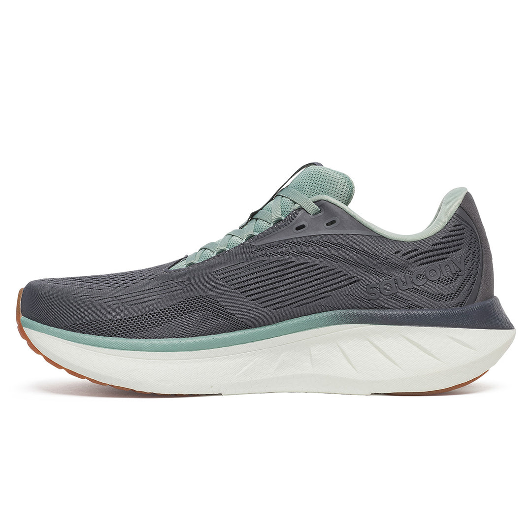 Saucony Ride 18 Mens | Carbon/iceberg