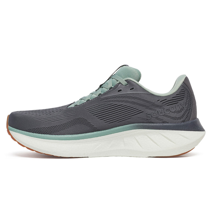 Saucony Ride 18 Mens | Carbon/iceberg