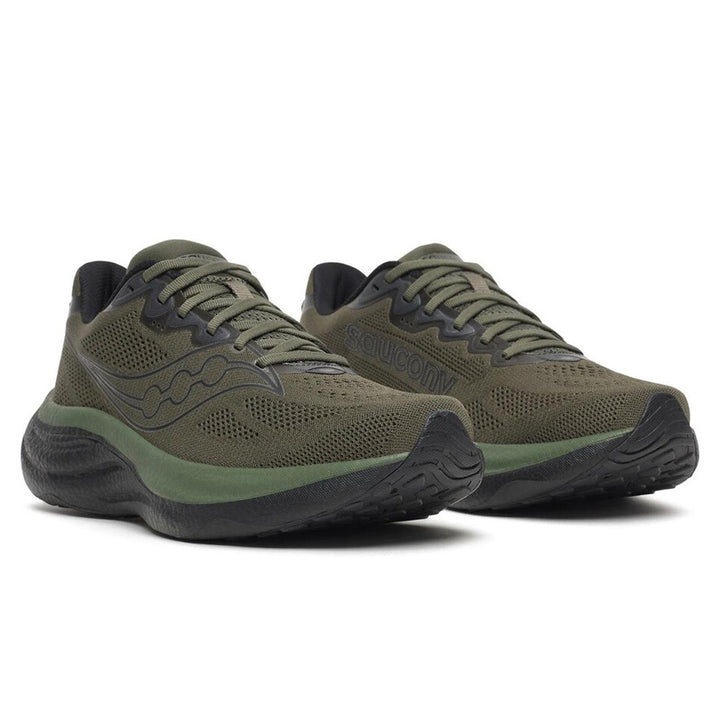 Saucony Ride 19 Mens | Fatigue/black