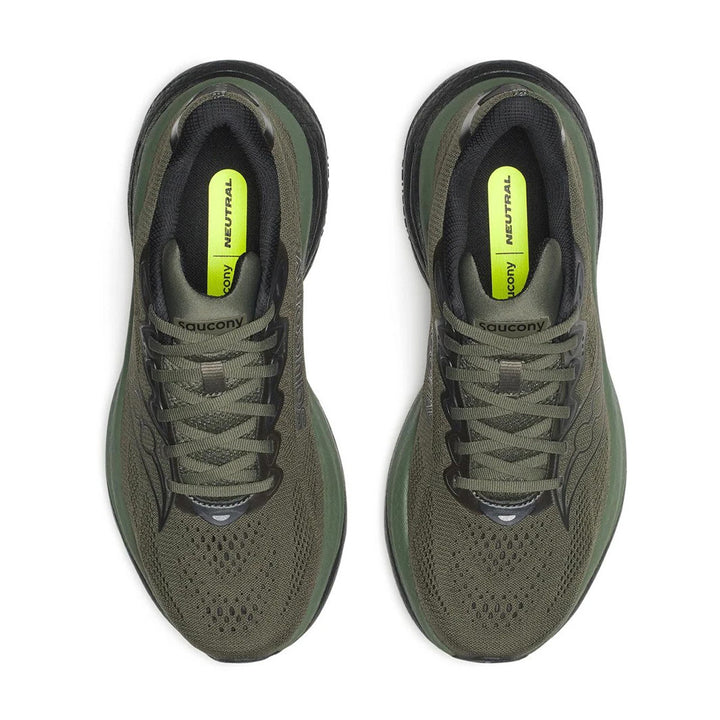 Saucony Ride 19 Mens | Fatigue/black