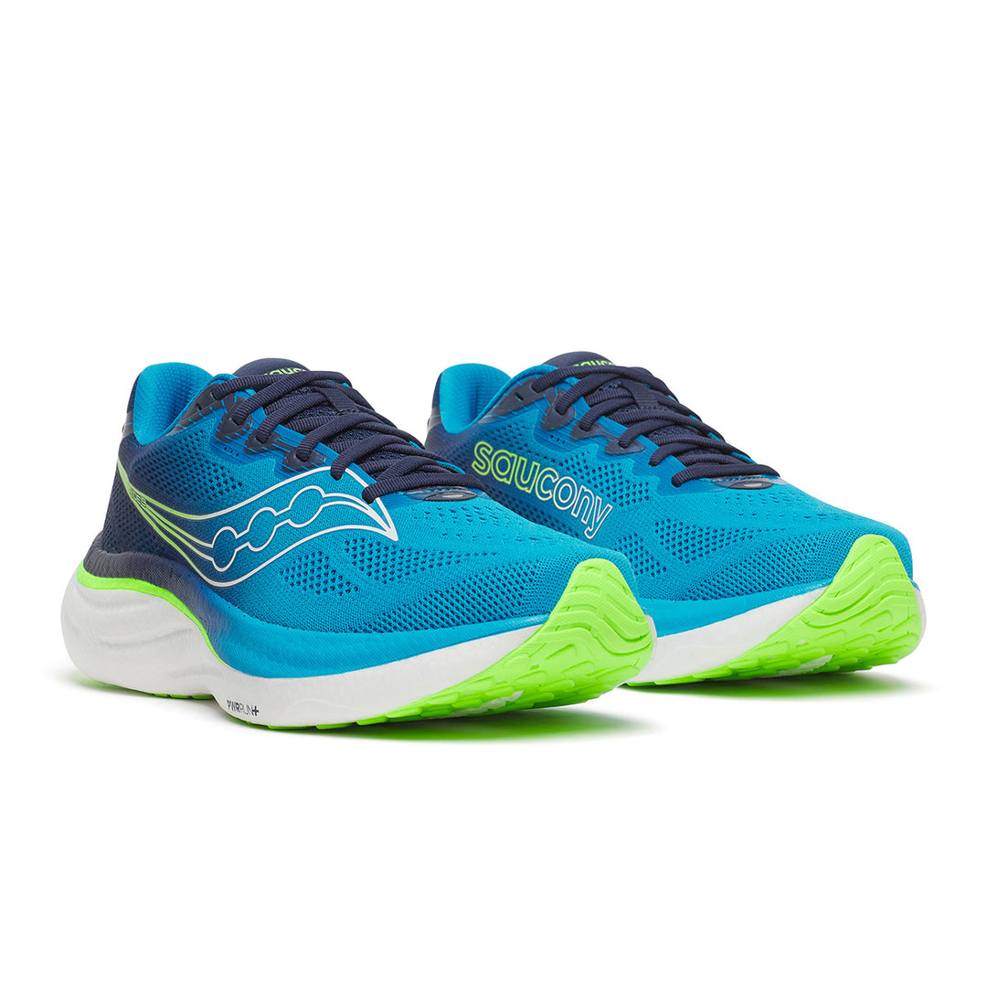Saucony Ride 19 Mens | Cobalt/slime